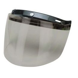 Plexi kouřové pro přilby se 3 patentkami