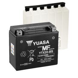 YUASA bezúdržbová baterie YTX20-BS 12V/18A 270A