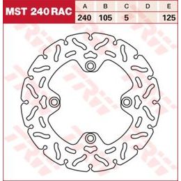 RACING Brzdový kotouč MST240RAC