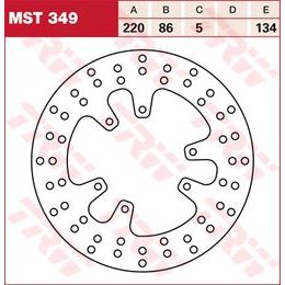 Brzdový kotouč MST349
