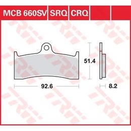 Brzdové destičky MCB660SV