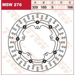 Brzdový kotouč plovoucí MSW276