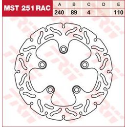 RACING Brzdový kotouč MST251RAC