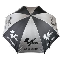 MotoGP "We Do Racing" černý & stříbrný track paddock deštník (2)