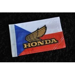 Moto česká vlaječka HONDA OLD velká