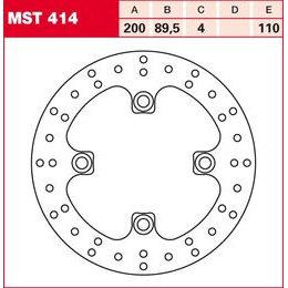 Brzdový kotouč MST414
