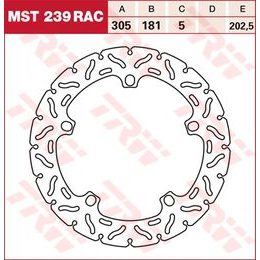 RACING Brzdový kotouč MST239RAC