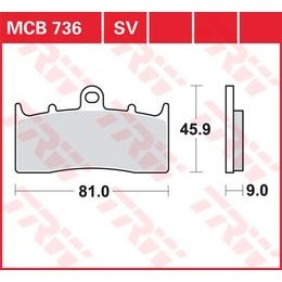 Brzdové destičky MCB736SV