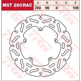 RACING Brzdový kotouč MST260RAC