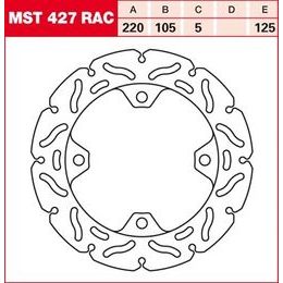 Brzdový kotouč MST427RAC