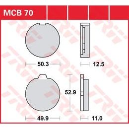 Brzdové destičky MCB070