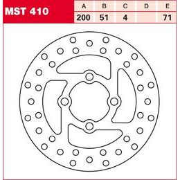 Brzdový kotouč MST410