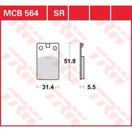 Brzdové destičky MCB564SR