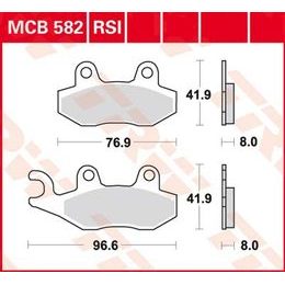 Brzdové destičky MCB582SRM
