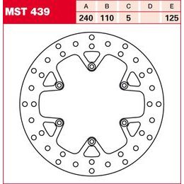 Brzdový kotouč MST439