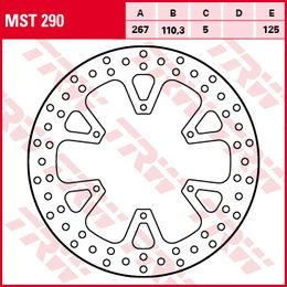 Brzdový kotouč MST290