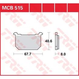 Brzdové destičky MCB515
