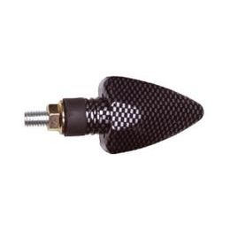 Kapotážový blinkr LED ARROWS- carbonový, 60mm