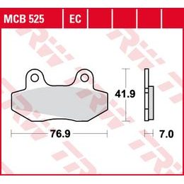 Brzdové destičky MCB525