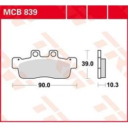 Brzdové destičky MCB839