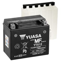 Yuasa bezúdržbová baterie YTX12-BS 12V/10A