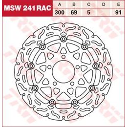 RACING Brzdový kotouč plovoucí MSW241RAC