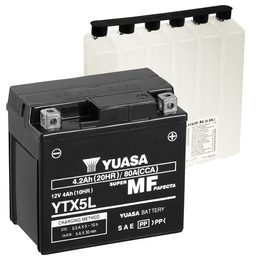 Yuasa bezúdržbová baterie YTX5L-BS 12V/4A