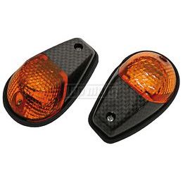 Moto blinkry FAIRING LIGHT karbonové