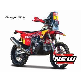 Bburago 1:18 Gasgas RX 450F Dakar 2023 No.1 - code Bburago 51091, model motocyklu