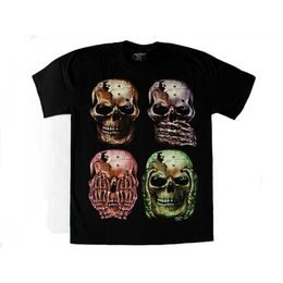 Triko svítící surviver - berevné lebky