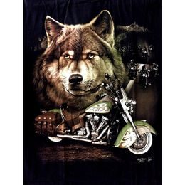 Triko svítící surviver - Vlk