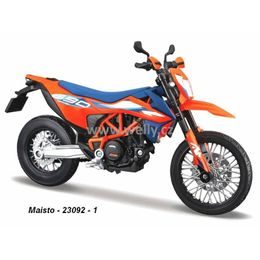Maisto 1:18 KTM 690 SMC R 2023 (oranžová) model motocyklu