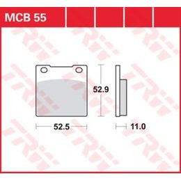 Brzdové destičky MCB055