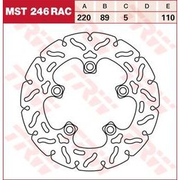 RACING Brzdový kotouč MST246RAC