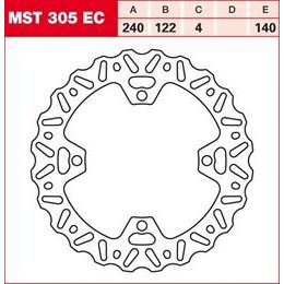 Brzdový kotouč MST305EC