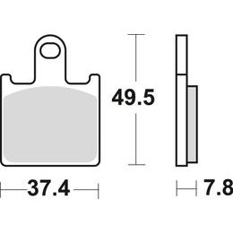 Brzdové destičky TRW LUCAS MCB789SV (KH417)