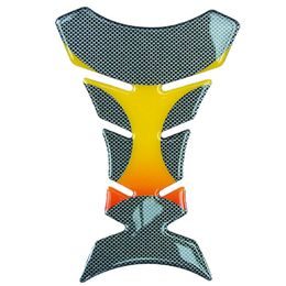 Tankpad METEOR karbon/ žlutý