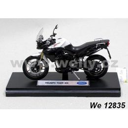 Welly 1:18 Triumph Tiger 800 - bílá