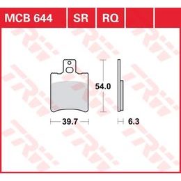 Brzdové destičky MCB644