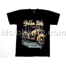 Golden Bike - triko s potiskem