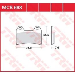Brzdové destičky MCB698
