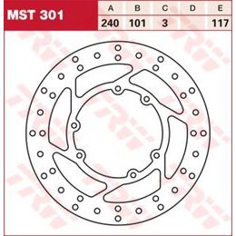 RACING Brzdový kotouč MST301
