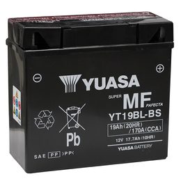 YUASA bezúdržbová baterie YT19BL-BS 12V/19A