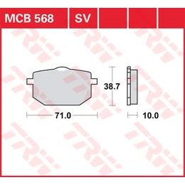 Brzdové destičky MCB568