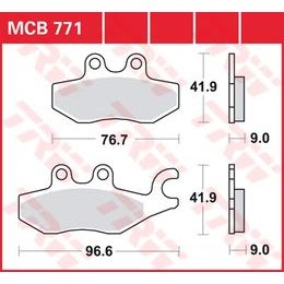 Brzdové destičky MCB771