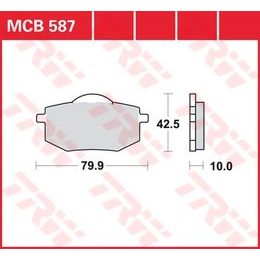 Brzdové destičky MCB587