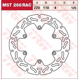 RACING Brzdový kotouč MST266RAC