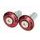 Biketek 'Flush Fit' závažíčka červená 13mm & 18mm
