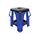 BikeTek PRO MX stojan -modrý "YAMAHA"