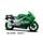 Model KAWASAKI Ninja ZX-9R 1:18 - green- poslední 1 ks